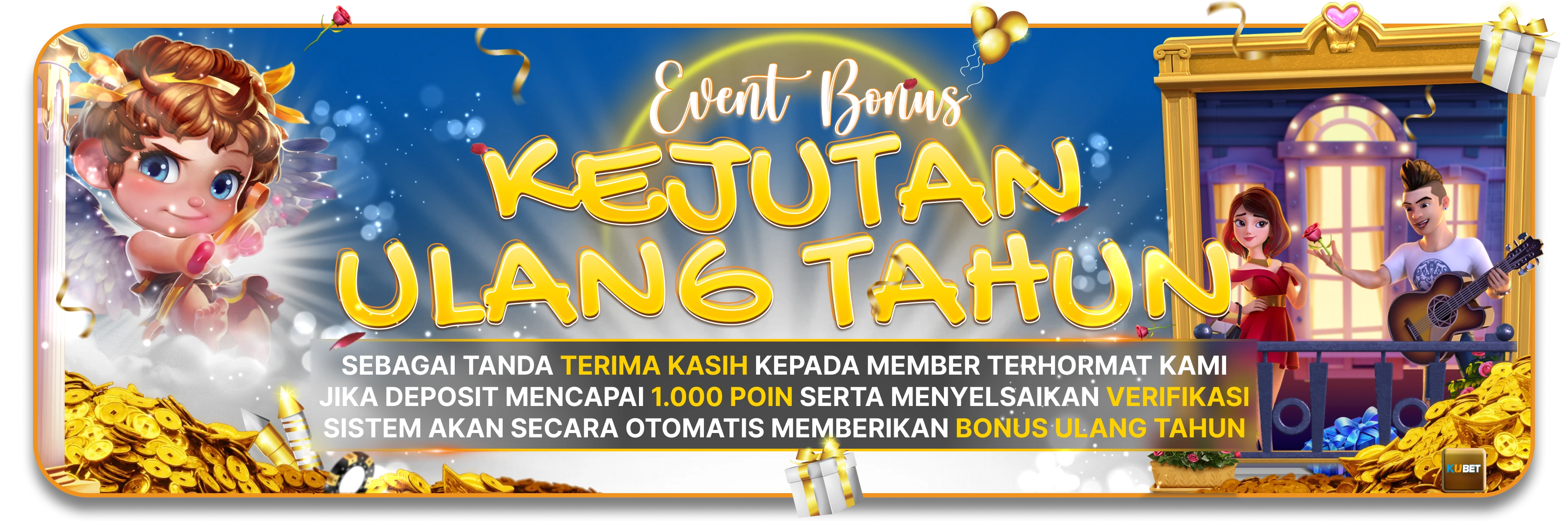 BONUS VIP UNTUK KAMU YANG SEDANG BERULANG TAHUN!